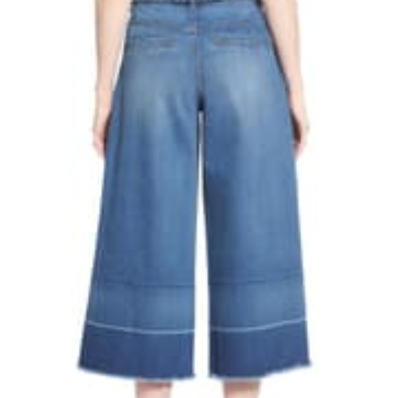 Olivia Palermo & Chelsea28 High Rise Denim Culotte - Picture 3 of 13